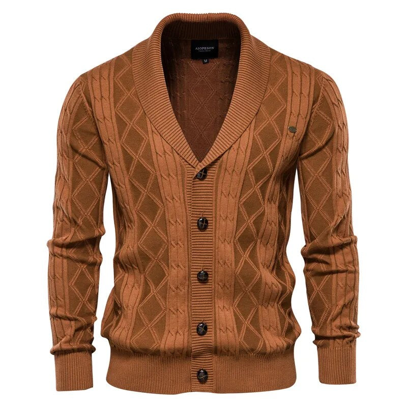 Waylon - Warme und lässige College-Strickjacke