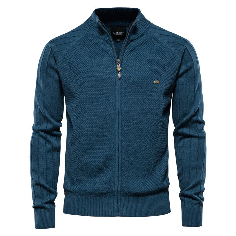Waylon - Warme und lässige College-Strickjacke