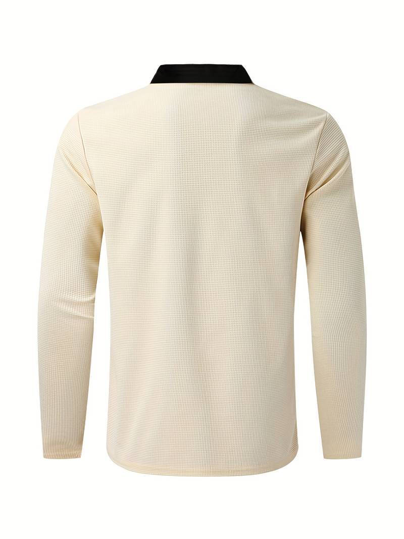 Zweiteiliges Herren Outfit Set – Modisches Freizeit- & Trainingsanzug Set mit Stehkragen
