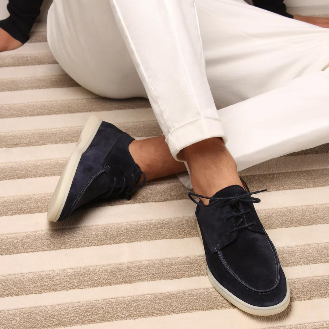 Elegante Herren Sneaker aus Wildleder – Bequeme Freizeitschuhe mit sportlicher Sohle