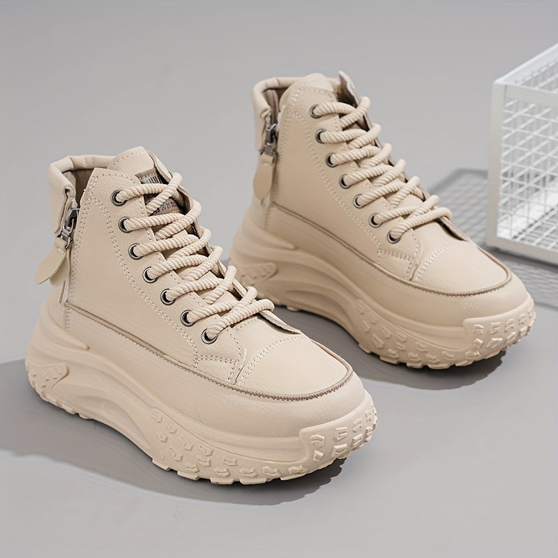 Lässige High-Top Plateau-Sneaker für Damen | Perfekt für Casual Days