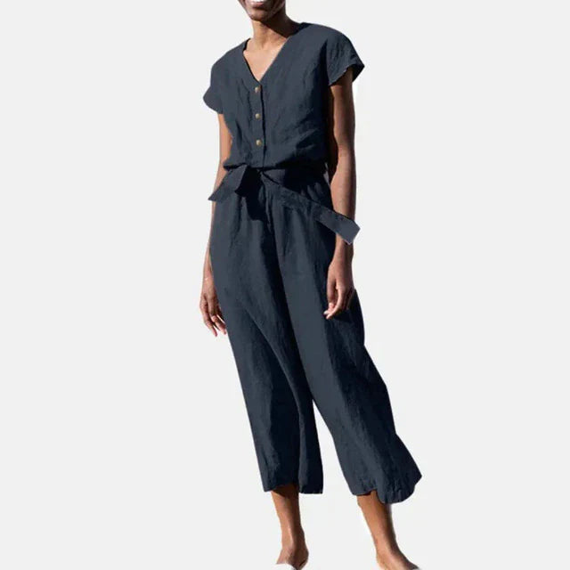 EVA - Vintage einfarbig Frauen Overall