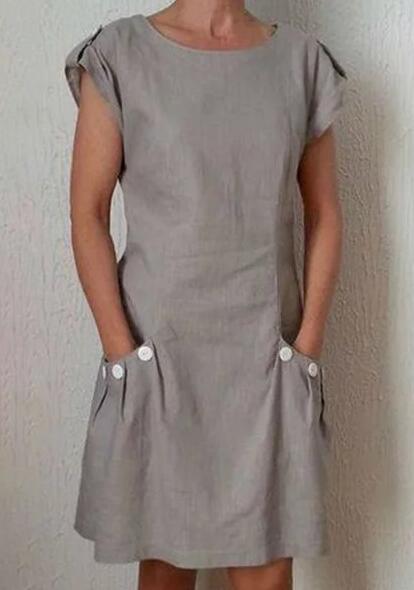 FLORA Elegantes Damenkleid – Leicht, Feminin und Stilvoll für den Frühling und Sommer