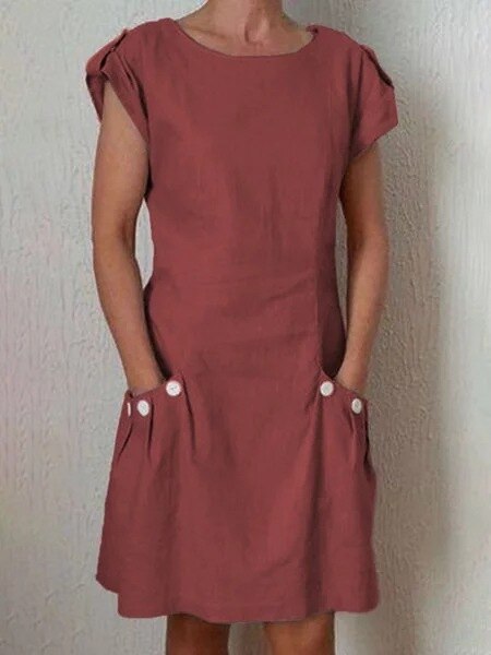 FLORA Elegantes Damenkleid – Leicht, Feminin und Stilvoll für den Frühling und Sommer