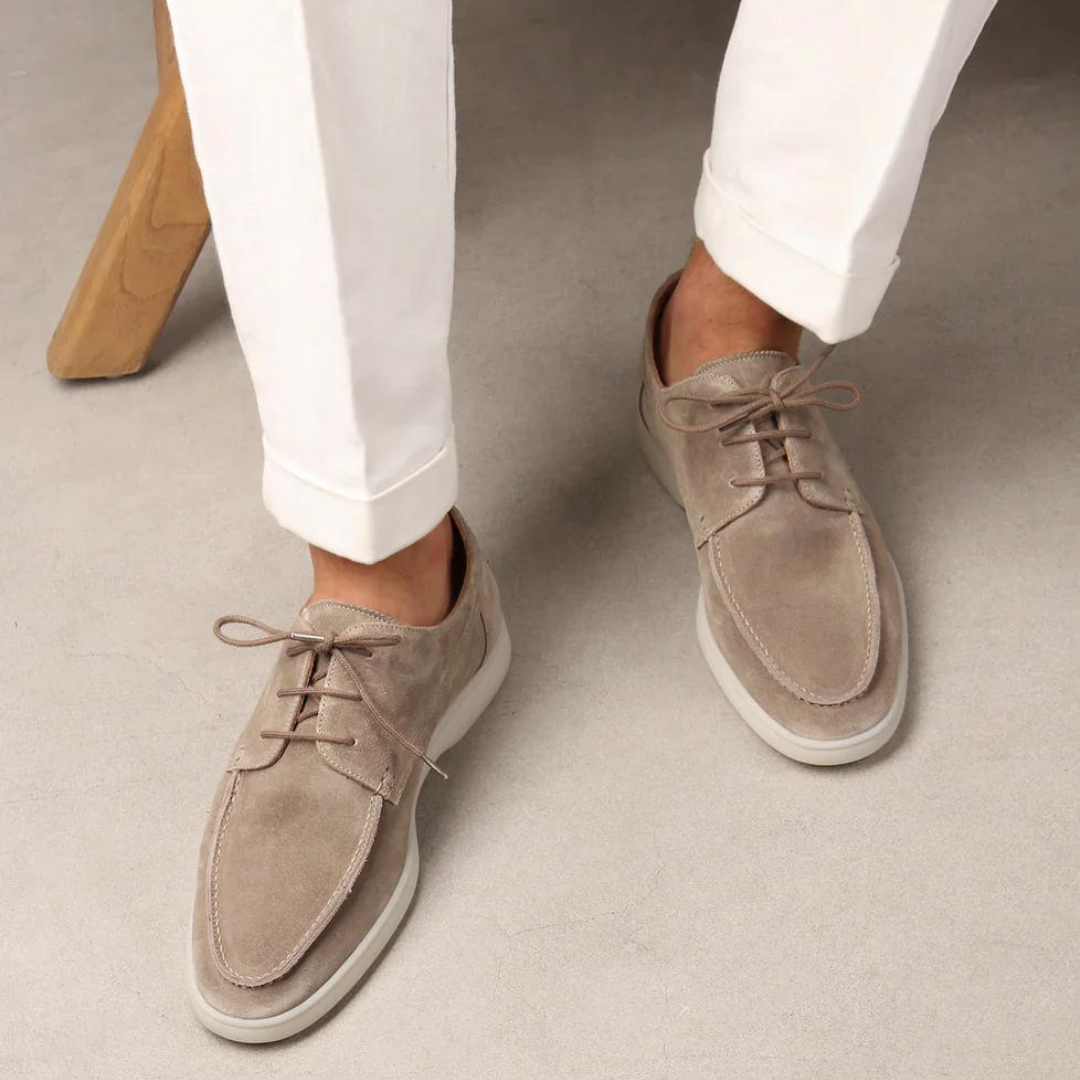 Elegante Herren Sneaker aus Wildleder – Bequeme Freizeitschuhe mit sportlicher Sohle