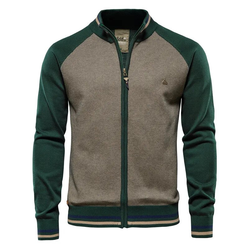 Waylon - Warme und lässige College-Strickjacke