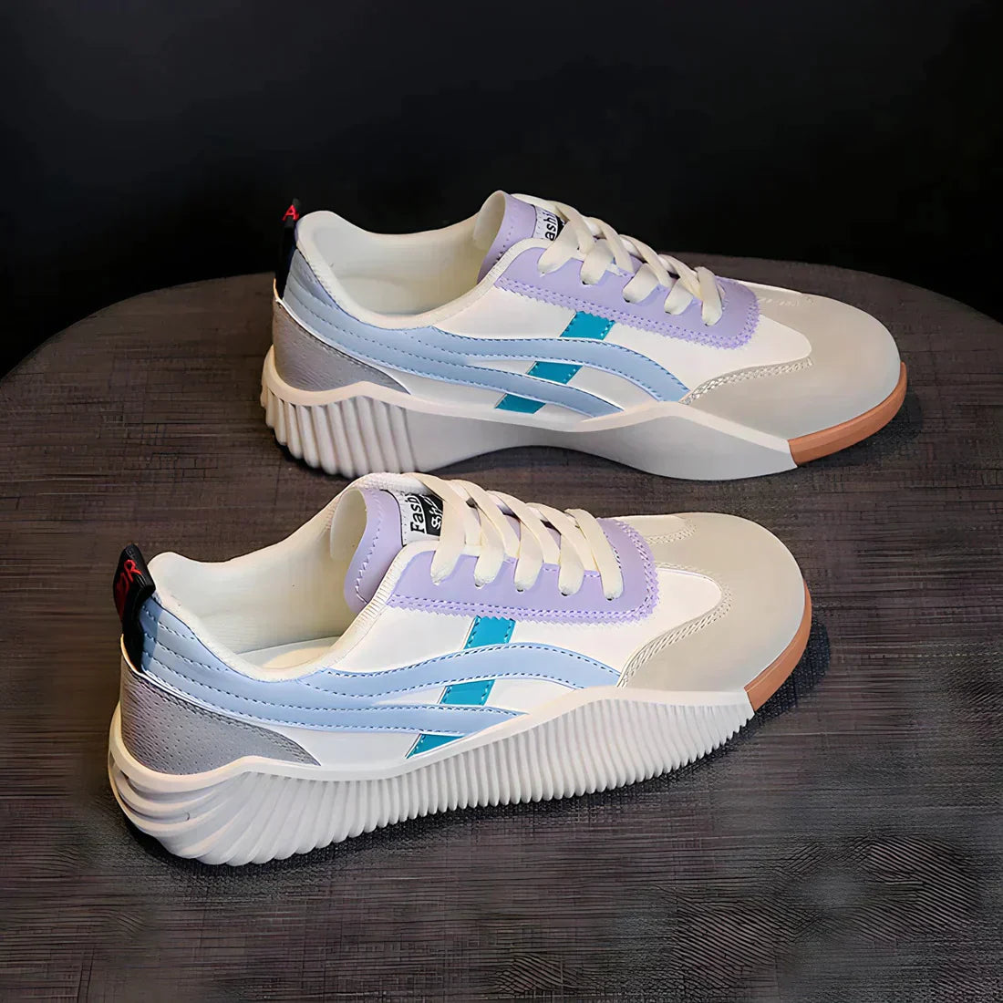 Unisex Sneaker im sportlich-modernen Design mit Profilsohle – Bequeme Alltagsschuhe für Freizeit, Streetstyle & Fitness