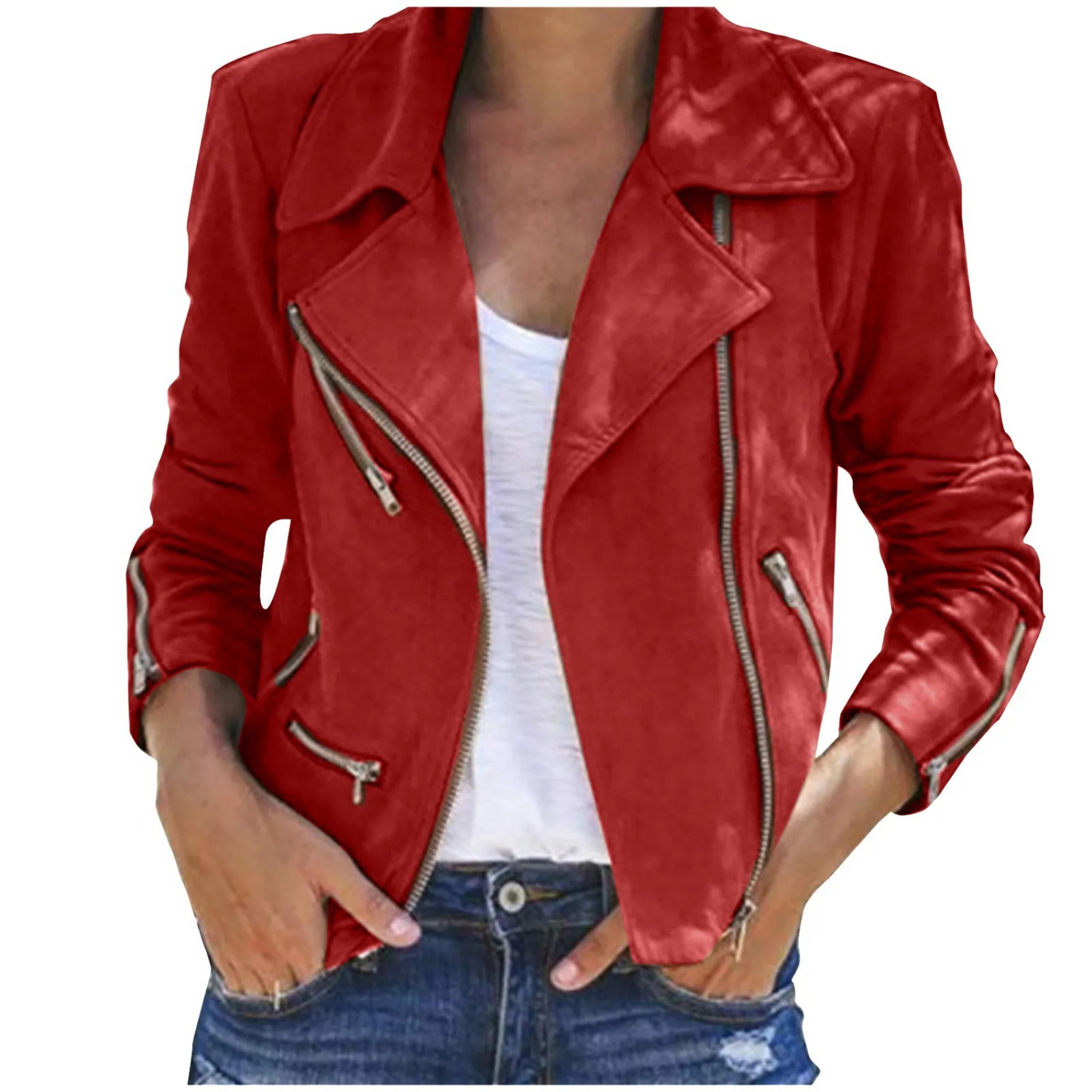 Emmie - lässige Vintage-Cropped-Jacke
