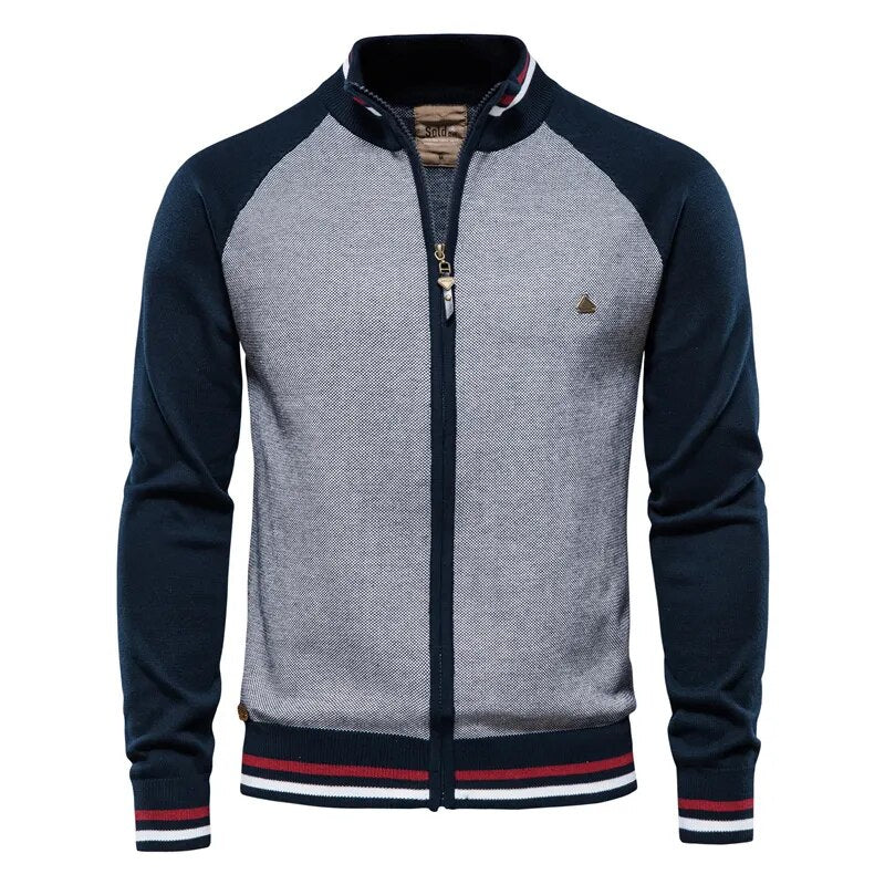 Waylon - Warme und lässige College-Strickjacke
