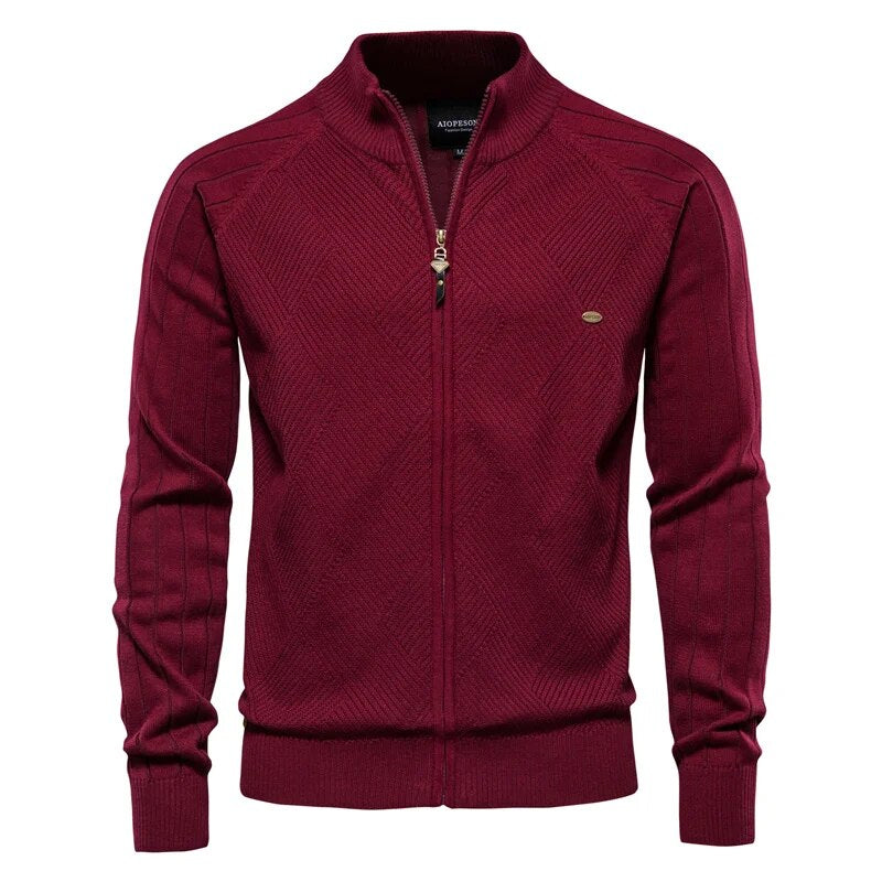 Waylon - Warme und lässige College-Strickjacke