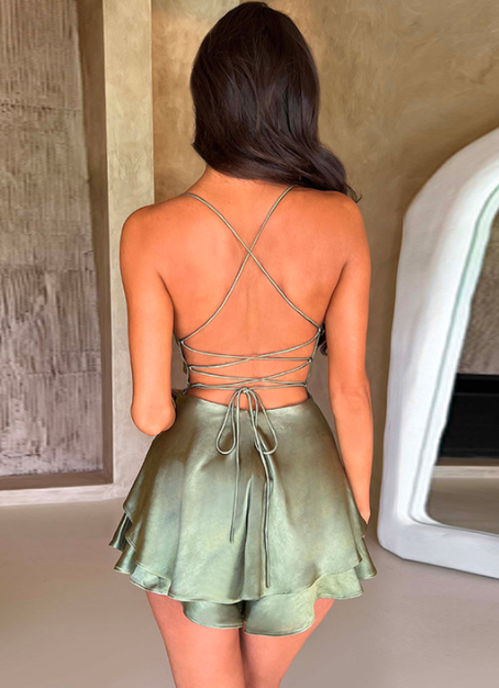 Elegantes Satin Hängekleid Eleanor – Verführerisch und Feminin