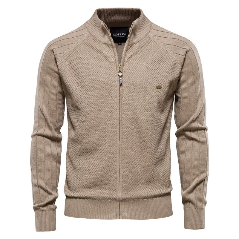 Waylon - Warme und lässige College-Strickjacke