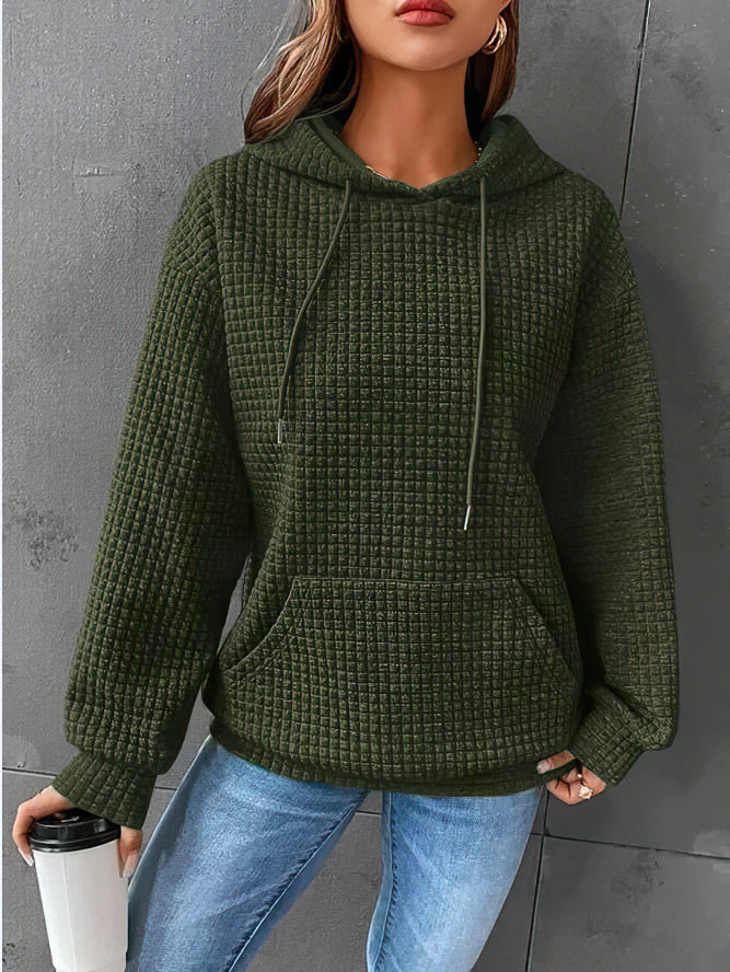 Lässiger Army-Pullover Hoodie mit Kapuze für Damen | Perfekt für den Alltag