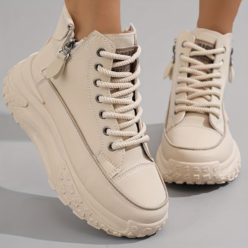 Lässige High-Top Plateau-Sneaker für Damen | Perfekt für Casual Days