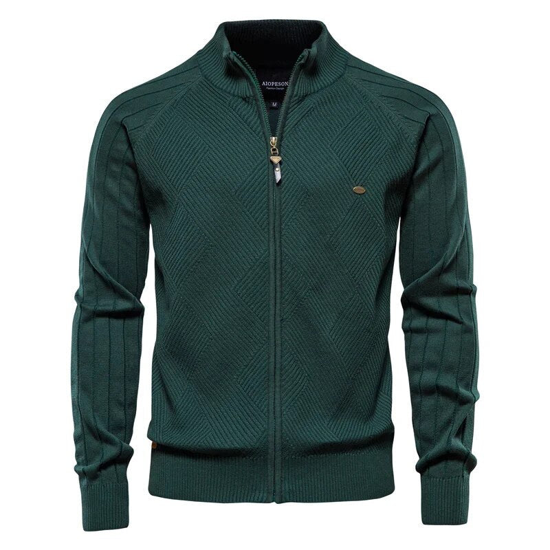 Waylon - Warme und lässige College-Strickjacke