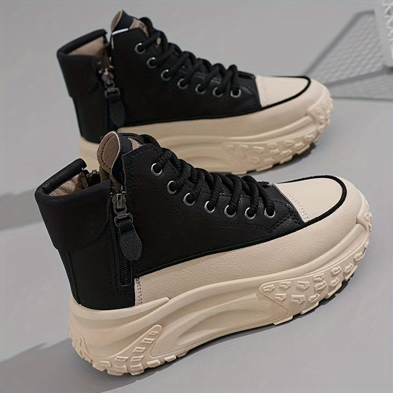 Lässige High-Top Plateau-Sneaker für Damen | Perfekt für Casual Days