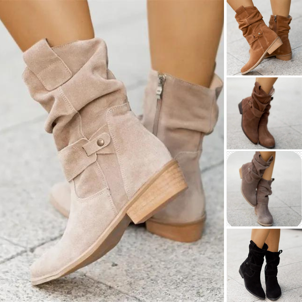 Kerstin - Niedrige Stiefel