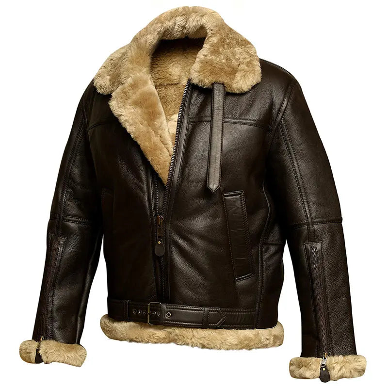 Philip | Leder Bomberjacke
