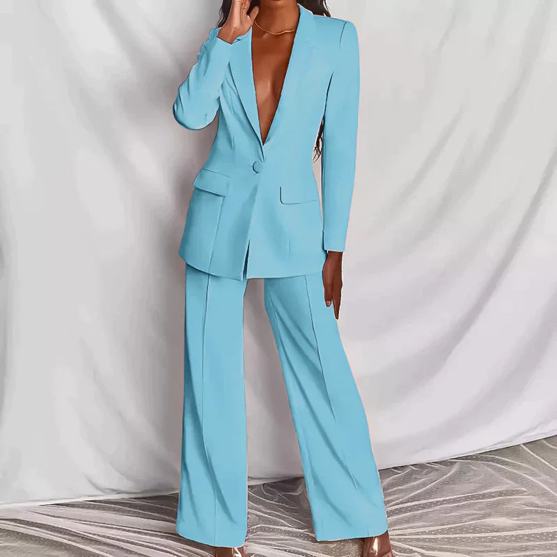 JESIKA - Set elegante composto da un raffinato blazer e pantaloni eleganti