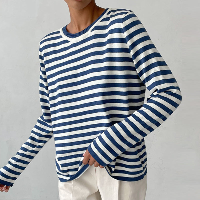 NachSommer's Gestreiftes Langarmshirt