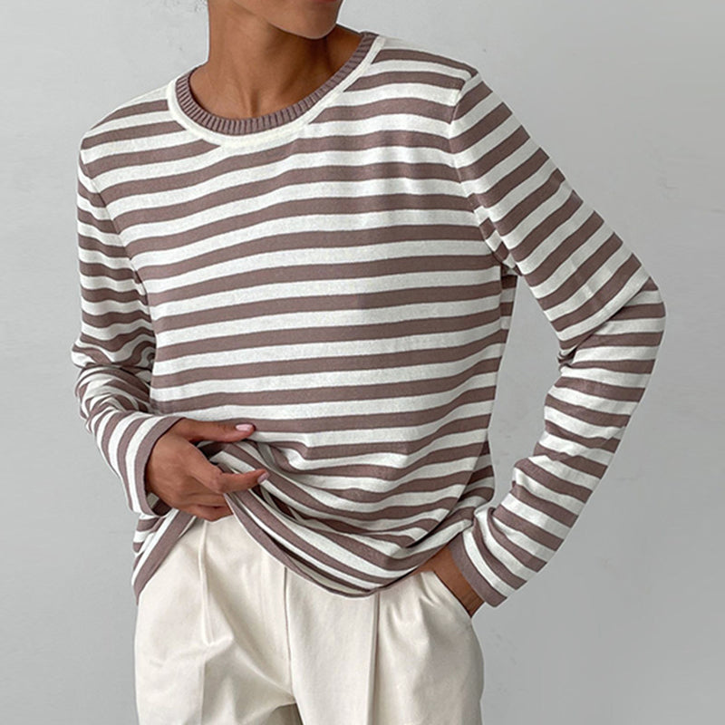 NachSommer's Gestreiftes Langarmshirt