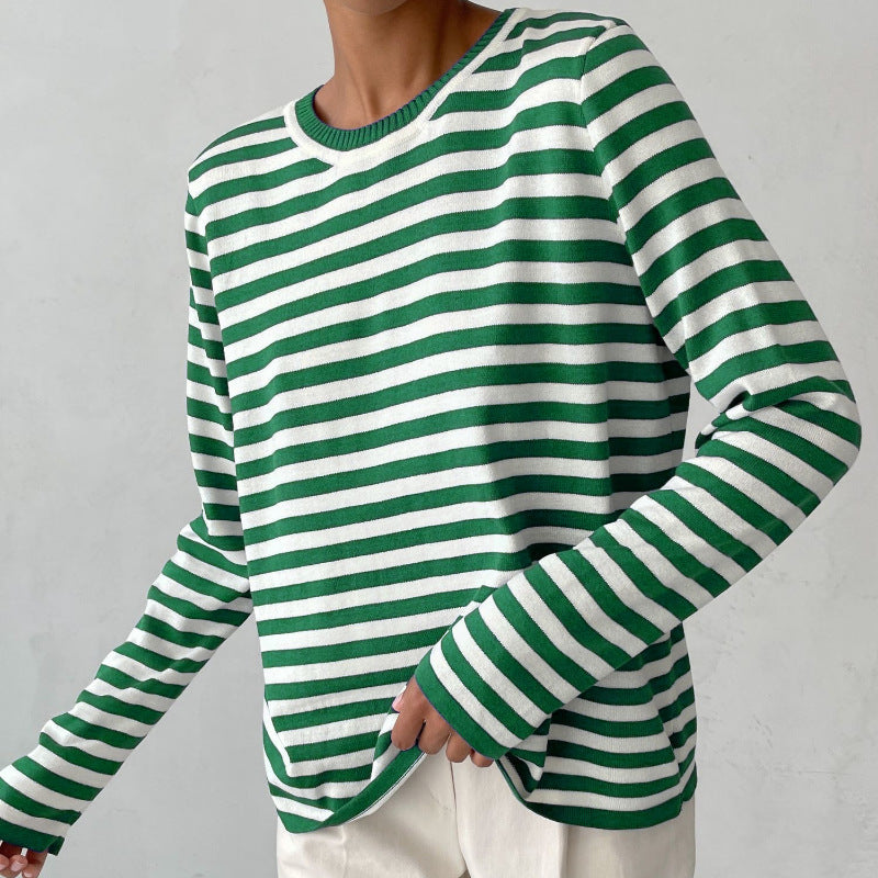 NachSommer's Gestreiftes Langarmshirt