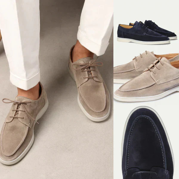 Elegante Herren Sneaker aus Wildleder – Bequeme Freizeitschuhe mit sportlicher Sohle