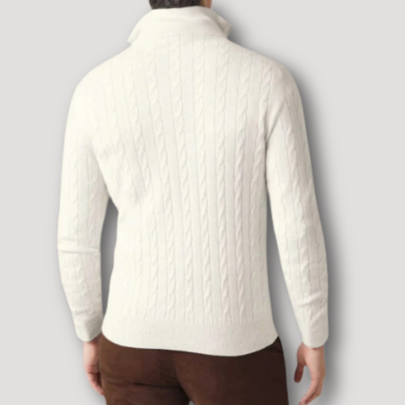Shad - Italienischer Pullover mit Reißverschluss für Männer