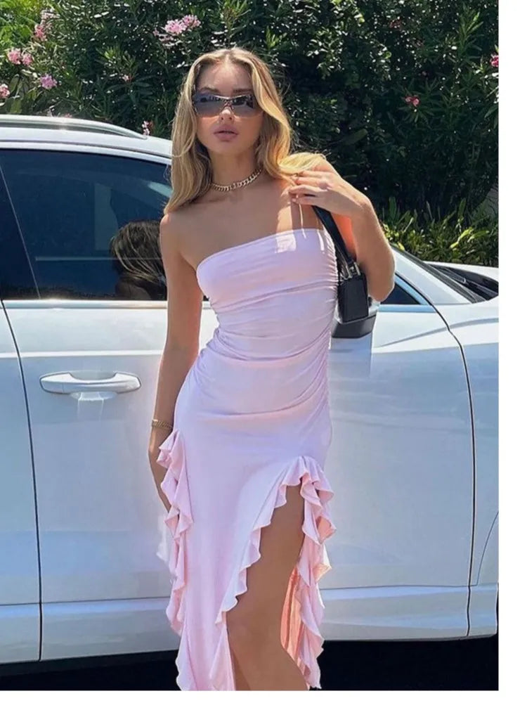Dona-Kleid – Elegantes Sommerkleid mit Quasten, Perfekt für Partys & Clubwear 2024