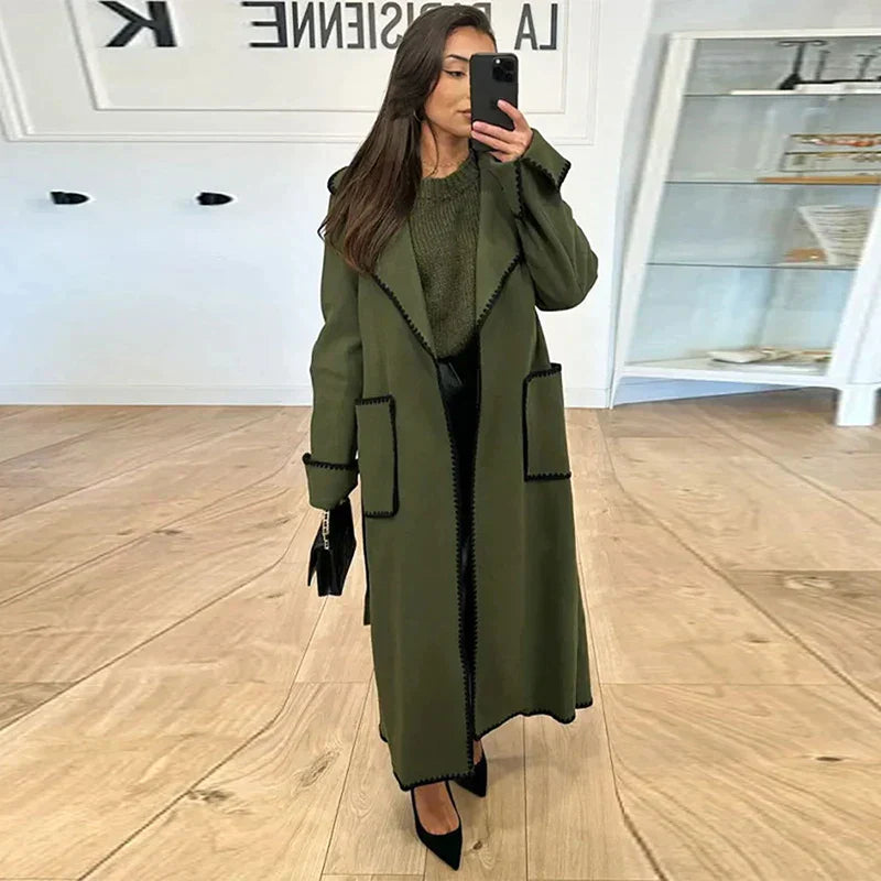 Eleganter & Kuscheliger Damenmantel – Stilvoll & Warm für Herbst & Winter