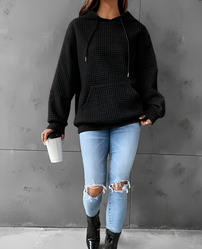 Lässiger Army-Pullover Hoodie mit Kapuze für Damen | Perfekt für den Alltag