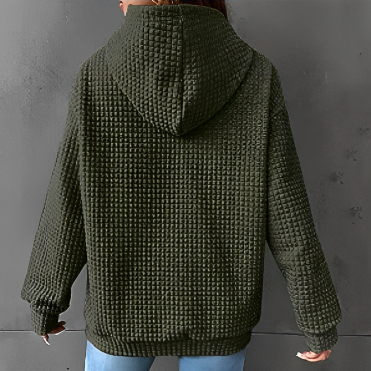 Lässiger Army-Pullover Hoodie mit Kapuze für Damen | Perfekt für den Alltag