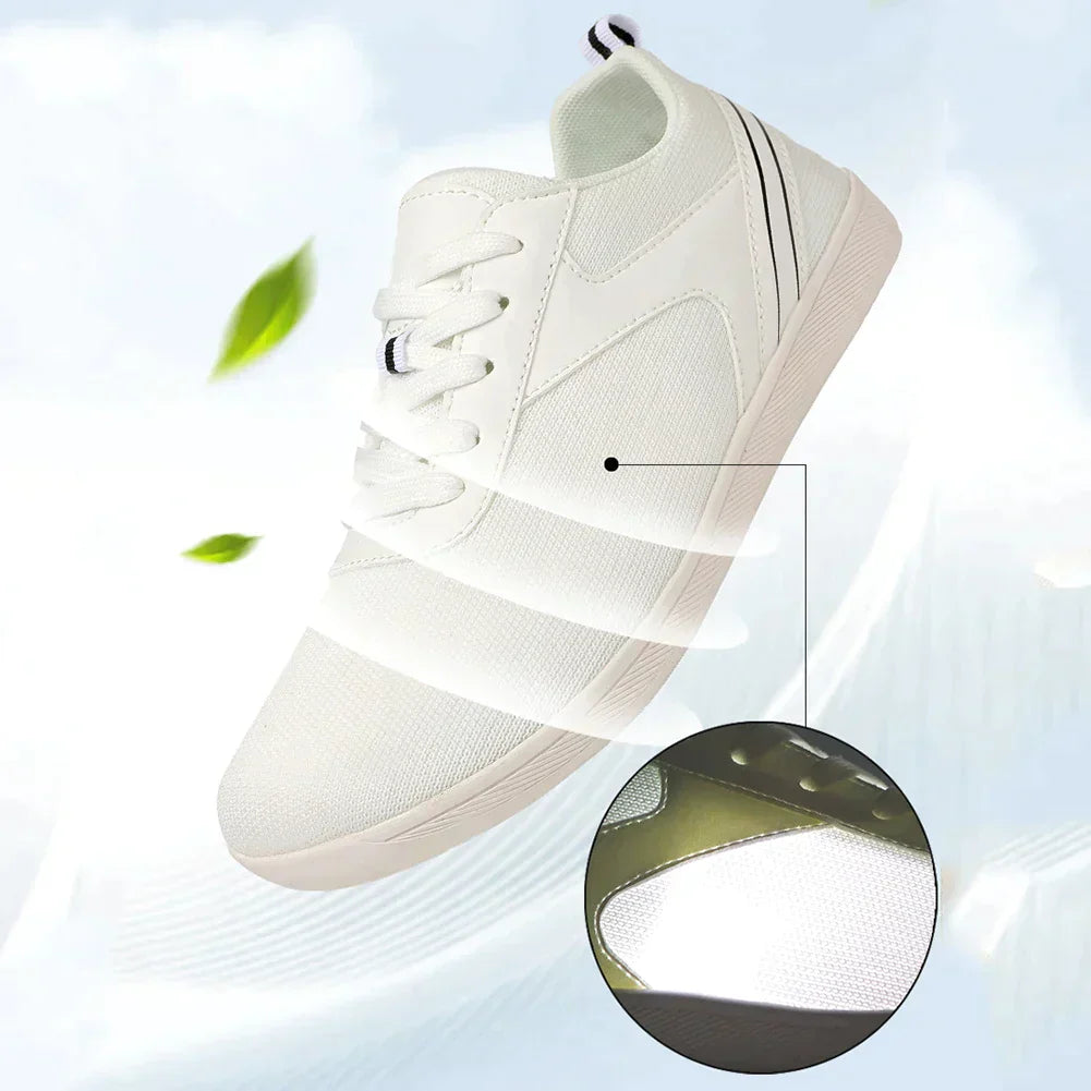 Weiße Herren Sneaker – Leichte Freizeitschuhe im sportlichen Look