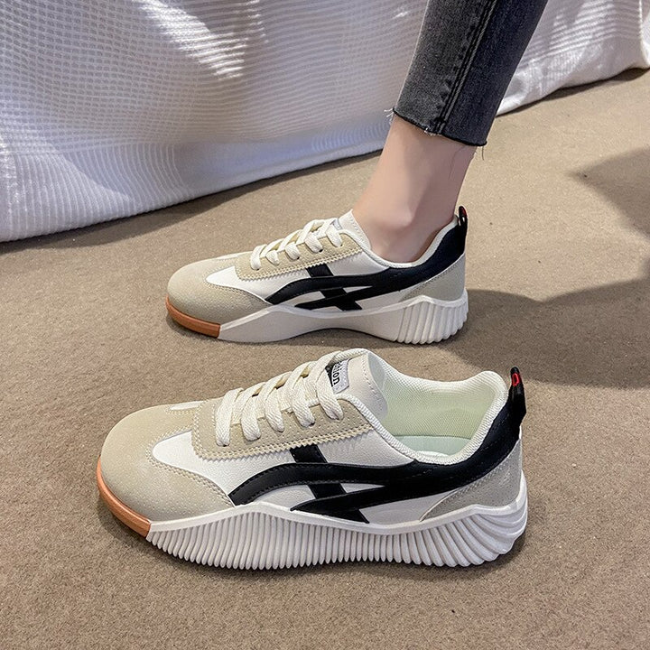 Unisex Sneaker im sportlich-modernen Design mit Profilsohle – Bequeme Alltagsschuhe für Freizeit, Streetstyle & Fitness
