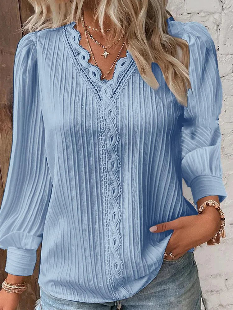 Selah | Elegante und warme Damenbluse für einen stilvollen Look