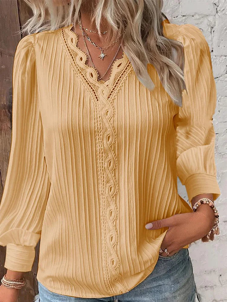Selah | Elegante und warme Damenbluse für einen stilvollen Look