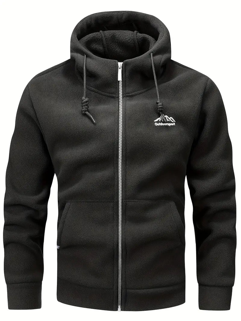 Merlin - Warme Fleece-Jacke mit Kapuze für Männer