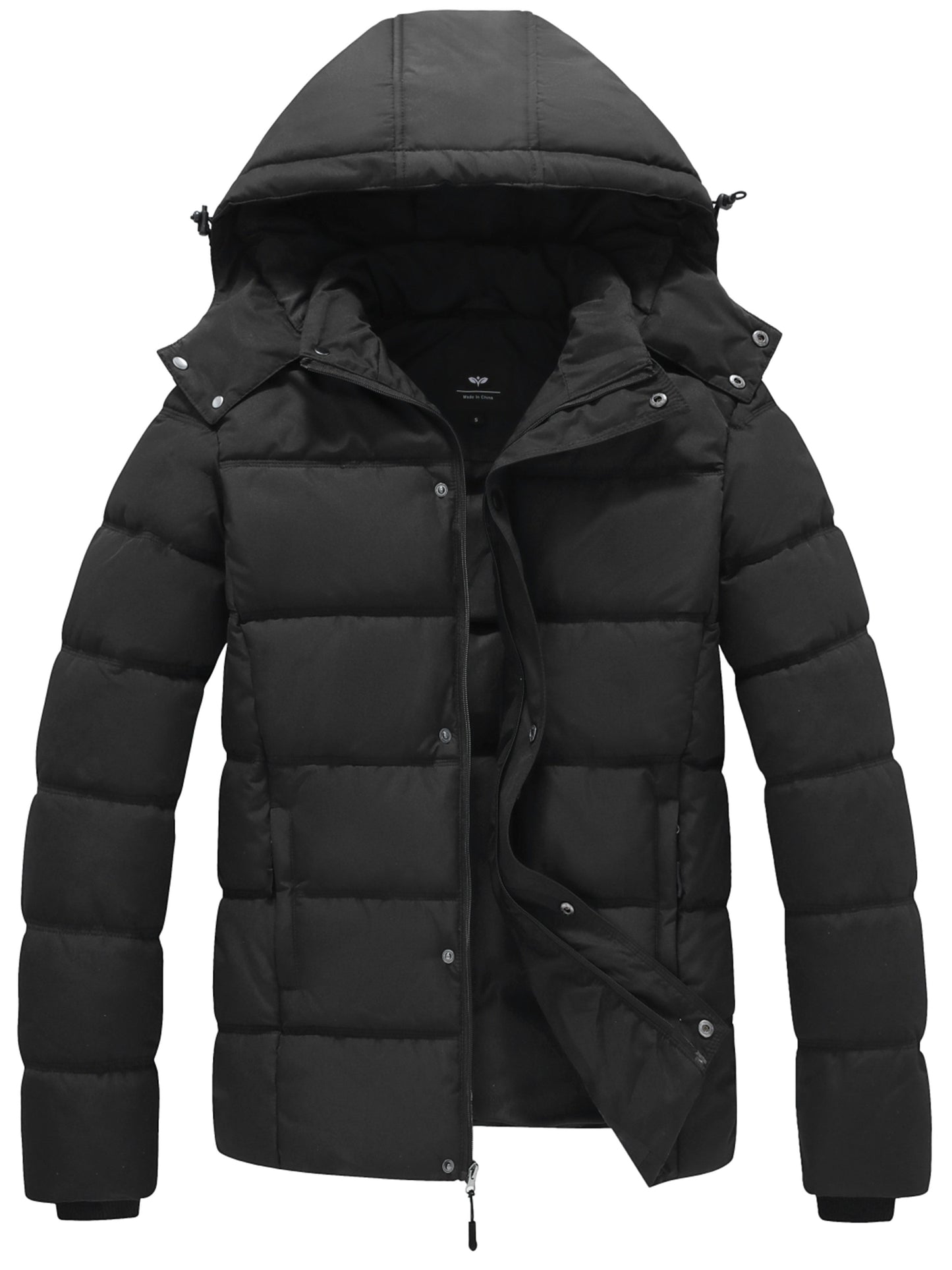 Hong - Herren Winterjacke - Wasserabweisender Puffer mit Kapuze