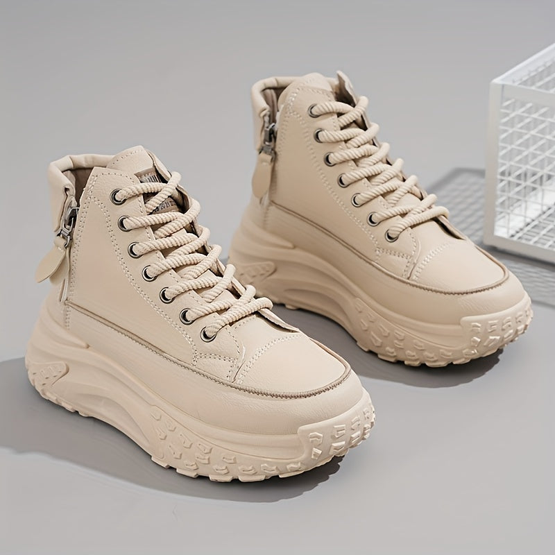 Lässige High-Top Plateau-Sneaker für Damen | Perfekt für Casual Days