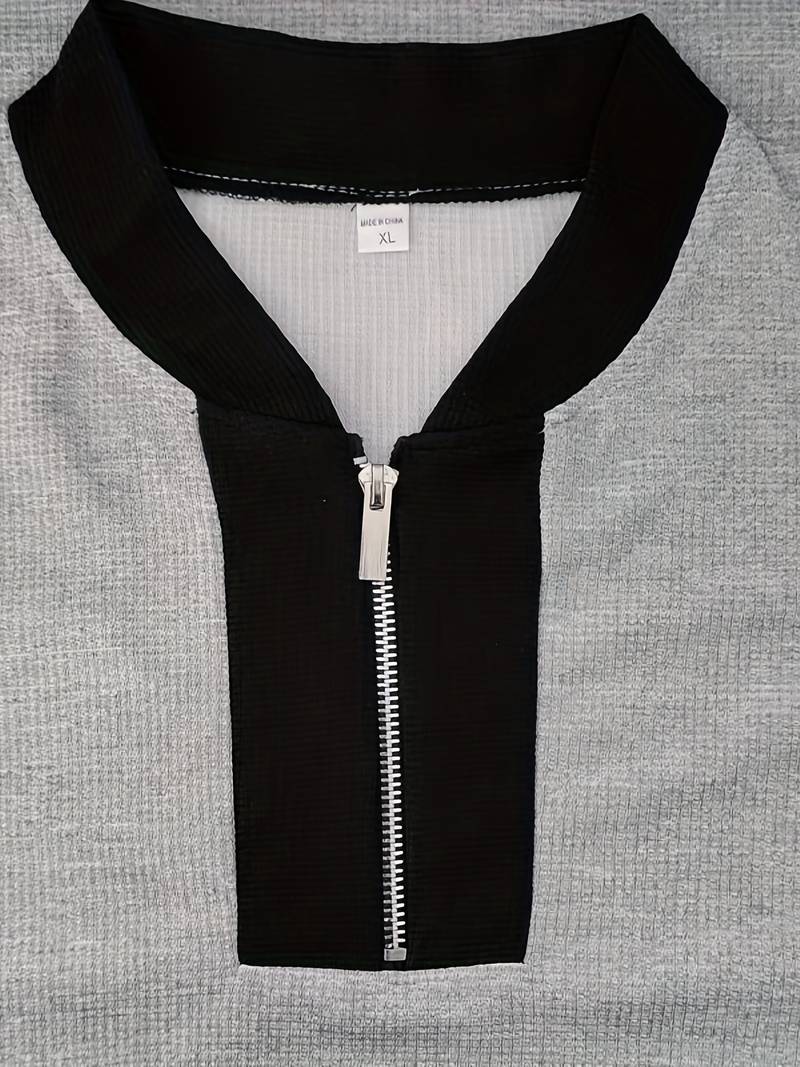 Zweiteiliges Herren Outfit Set – Modisches Freizeit- & Trainingsanzug Set mit Stehkragen