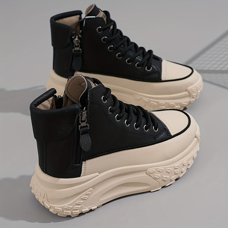 Lässige High-Top Plateau-Sneaker für Damen | Perfekt für Casual Days