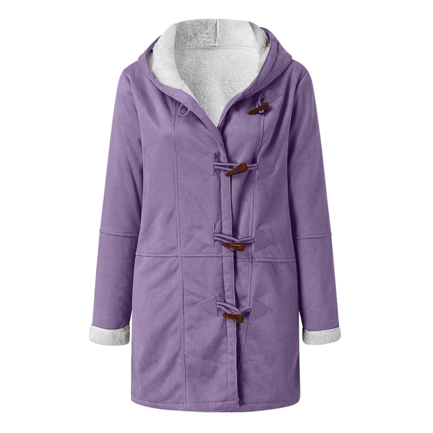 Ingrid | Warme Fleecejacke mit Kapuze für Damen