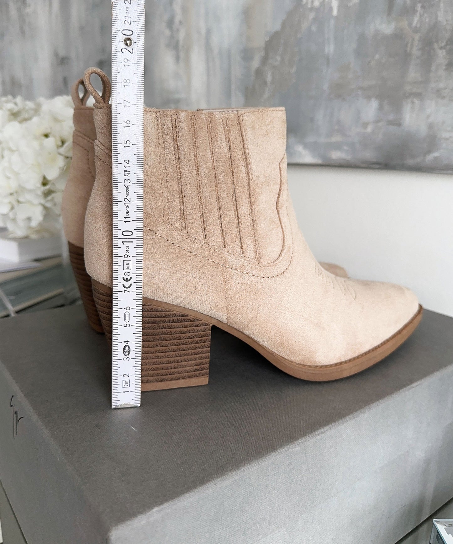 Stiefeletten Allie Beige
