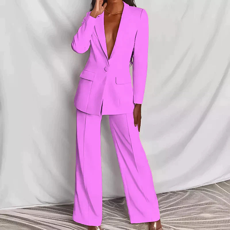 JESIKA - Set elegante composto da un raffinato blazer e pantaloni eleganti