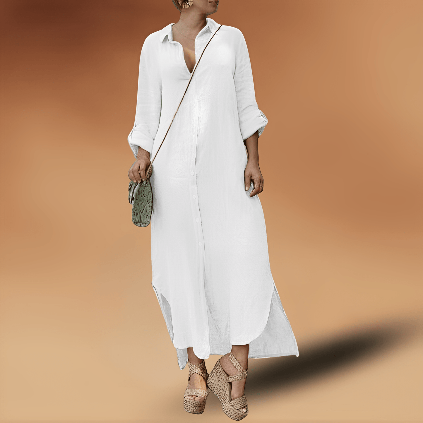 Francien - Elegantes Leinenkleid