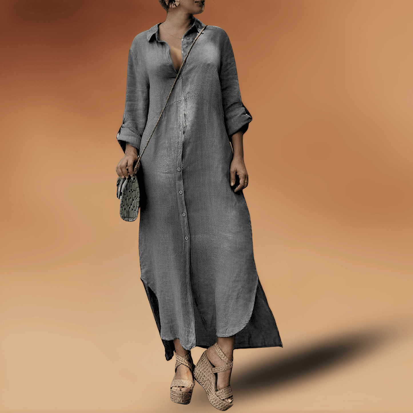 Francien - Elegantes Leinenkleid