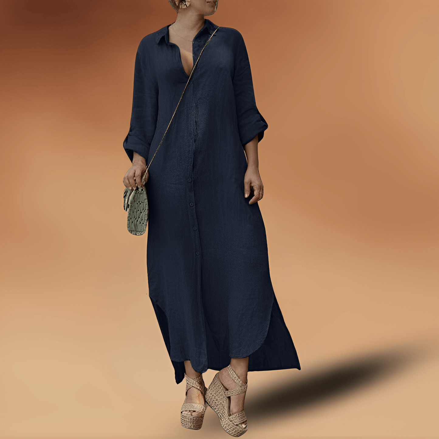 Francien - Elegantes Leinenkleid