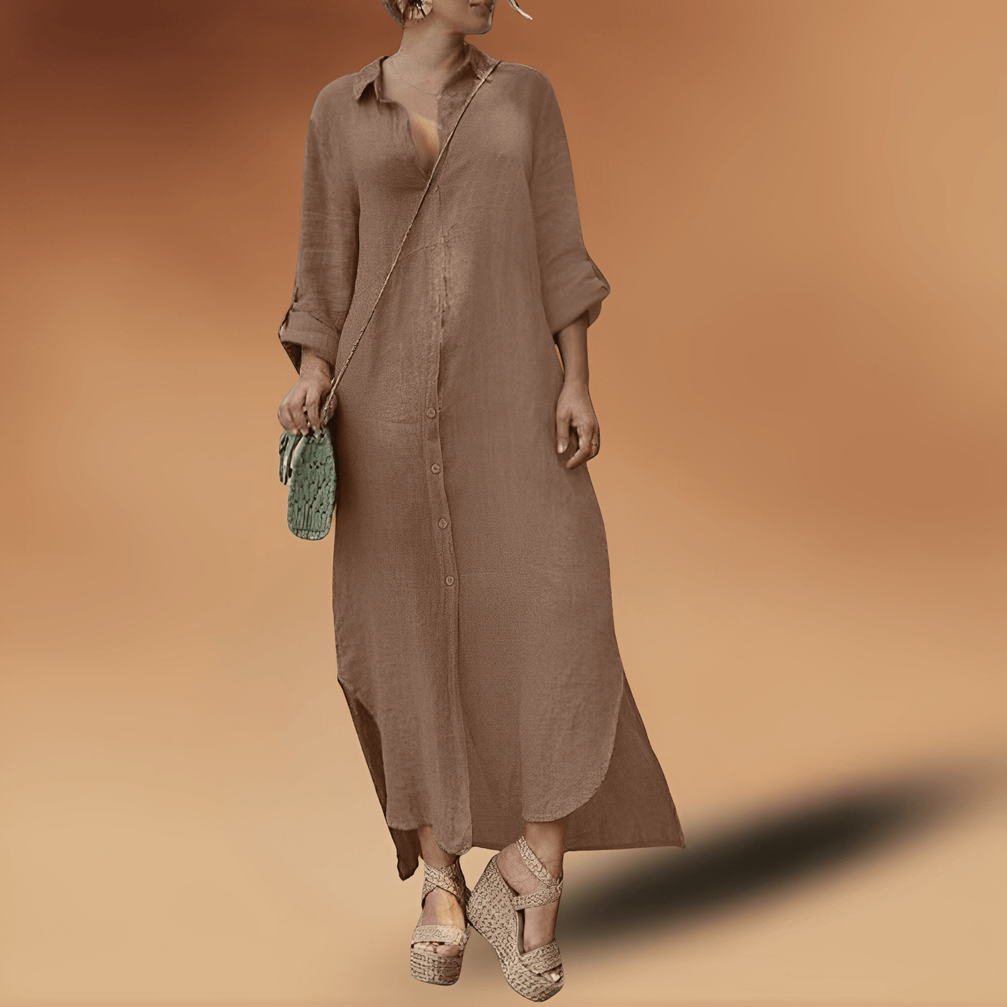 Francien - Elegantes Leinenkleid