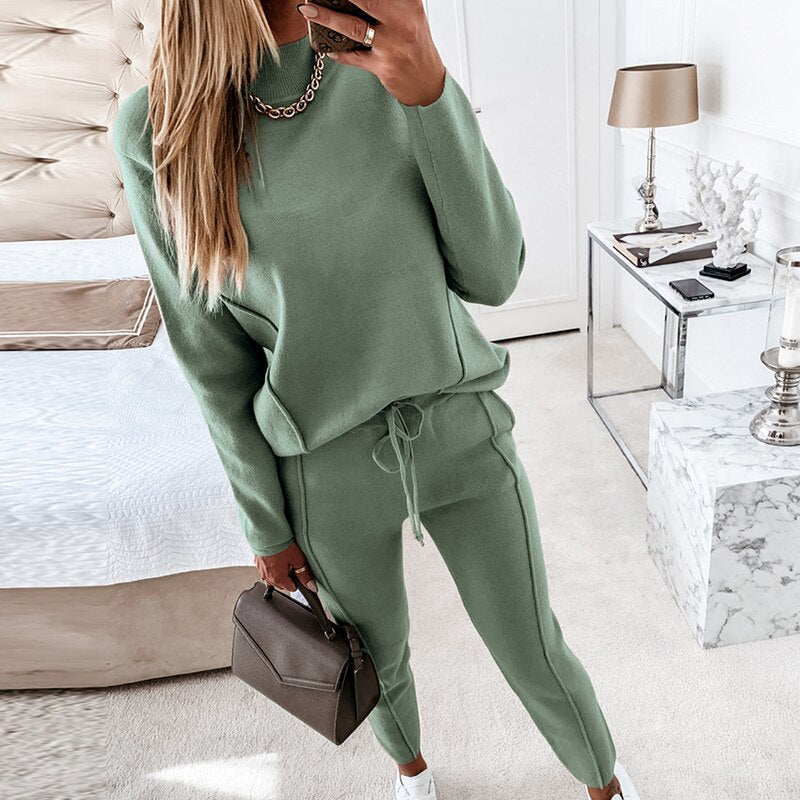 Sylvaine Damenanzug | Trendiger bequemer Jogginganzug für Damen