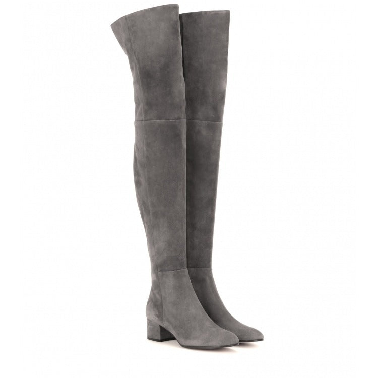 Mariana - elegante Stiefel mit über das Knie gehendem Absatz
